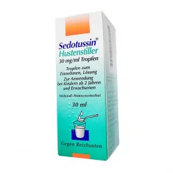 Седотуссин 30мг/мл капли 30мл для детей от 2-х лет и взр. фото